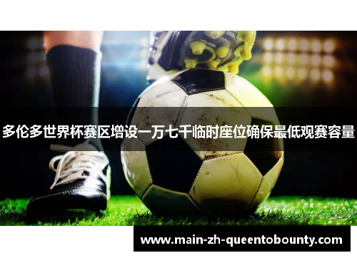 多伦多世界杯赛区增设一万七千临时座位确保最低观赛容量